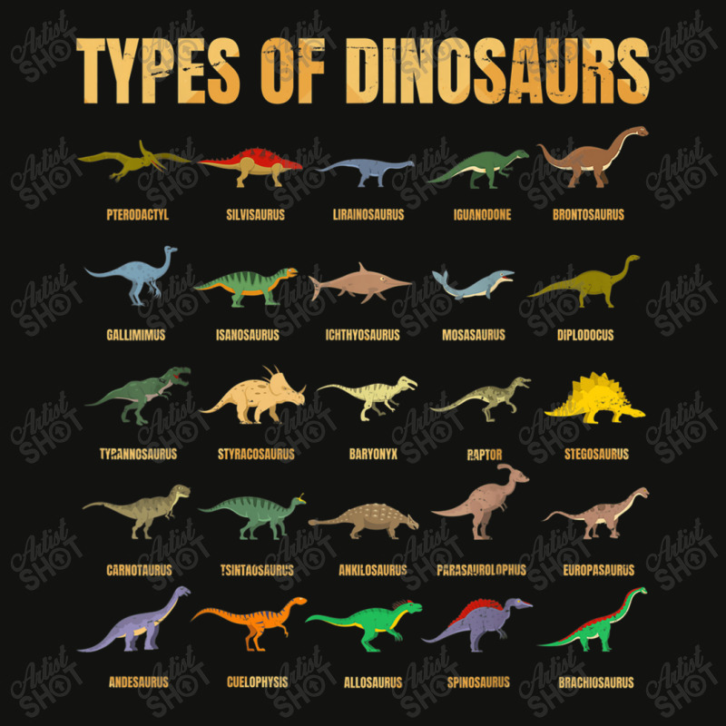 Types Of Dinosaurs Dino Identification Rex Dinosaur Type Scorecard Crop Tee by ValentinoHoover | Artistshot