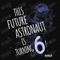 This Future Astronaut Is Turning 6 Outline Sketch Crop Top | Artistshot