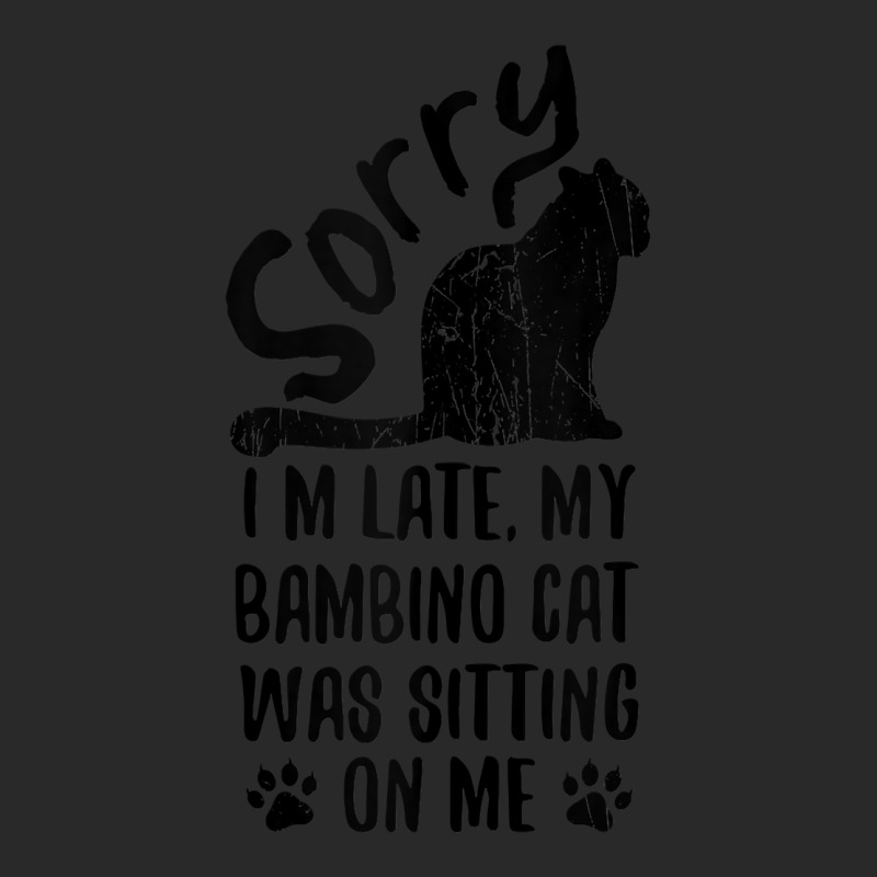 I'm Late My Bambino Cat Was Sitting On Me Funny Cat Lover Tank Top Printed hat by caneypga | Artistshot