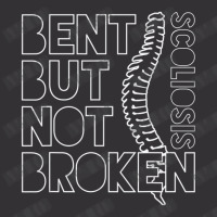 Bent But Not Broken Scoliosis Awareness Motivational Vintage Hoodie | Artistshot