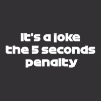 It's A Joke The 5 Seconds Penalty (orange Bg) Vintage Short | Artistshot