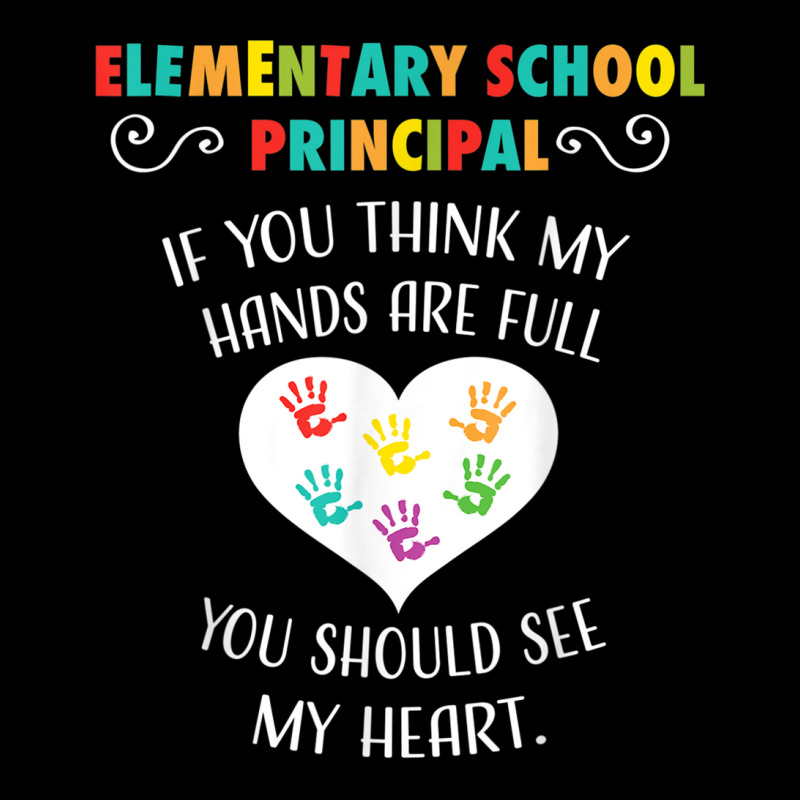 Elementary School Principal Appreciation Gift Heart Cropped Sweater by JohannaMay | Artistshot