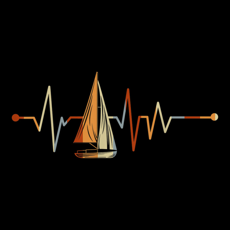 Sea Captain Gift Sail Boat Heartbeat Boat Sailing V-neck Tee | Artistshot