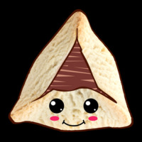 Kawaii Hamentaschen - Cute Jewish Food Design For Purim V-neck Tee | Artistshot