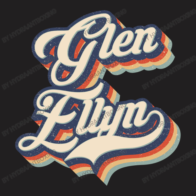 I Love Glen Ellyn City Usa Retro Vintage T-shirt | Artistshot