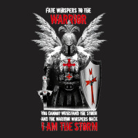 Knight Templar Fate Whispers To The Warrior Christian Belief T-shirt | Artistshot