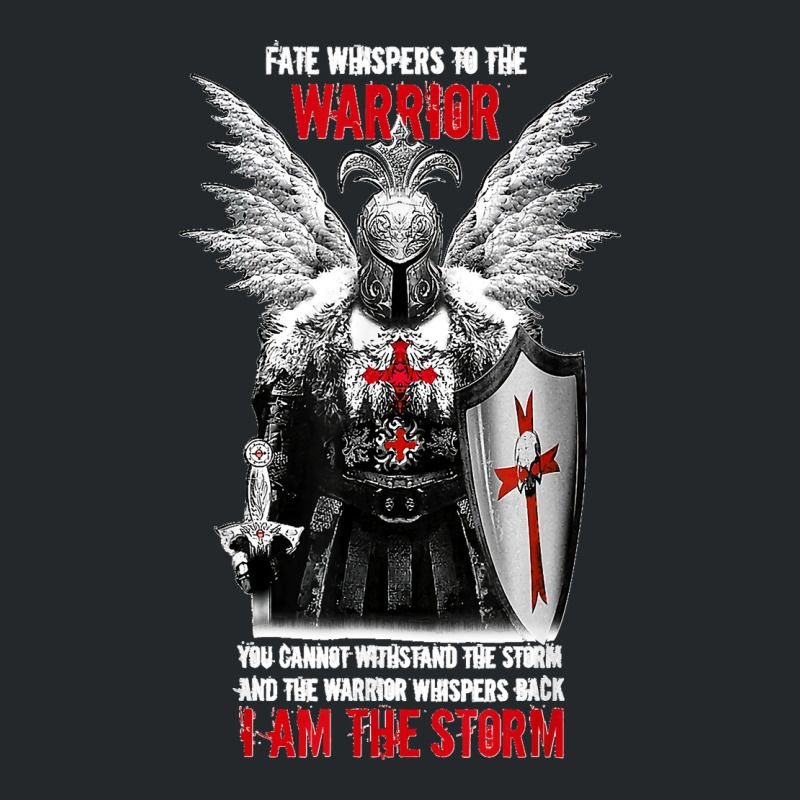 Knight Templar Fate Whispers To The Warrior Christian Belief Crewneck Sweatshirt | Artistshot