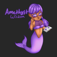 Amethyst Birthstone Mermaid 1 Men's T-shirt Pajama Set | Artistshot