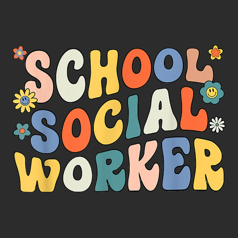 Groovy School Social Worker Coping Skills Back To School T Shirt Exclusive T-shirt | Artistshot