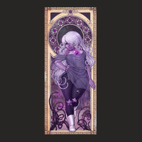 Amethyst Mucha 1 Ladies Fitted T-shirt | Artistshot