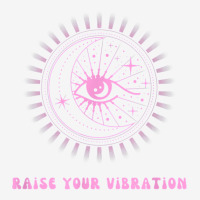 Raise Your Vibration Pink Manifestation Moon And Eye New Age T Shirt Baby Bibs | Artistshot