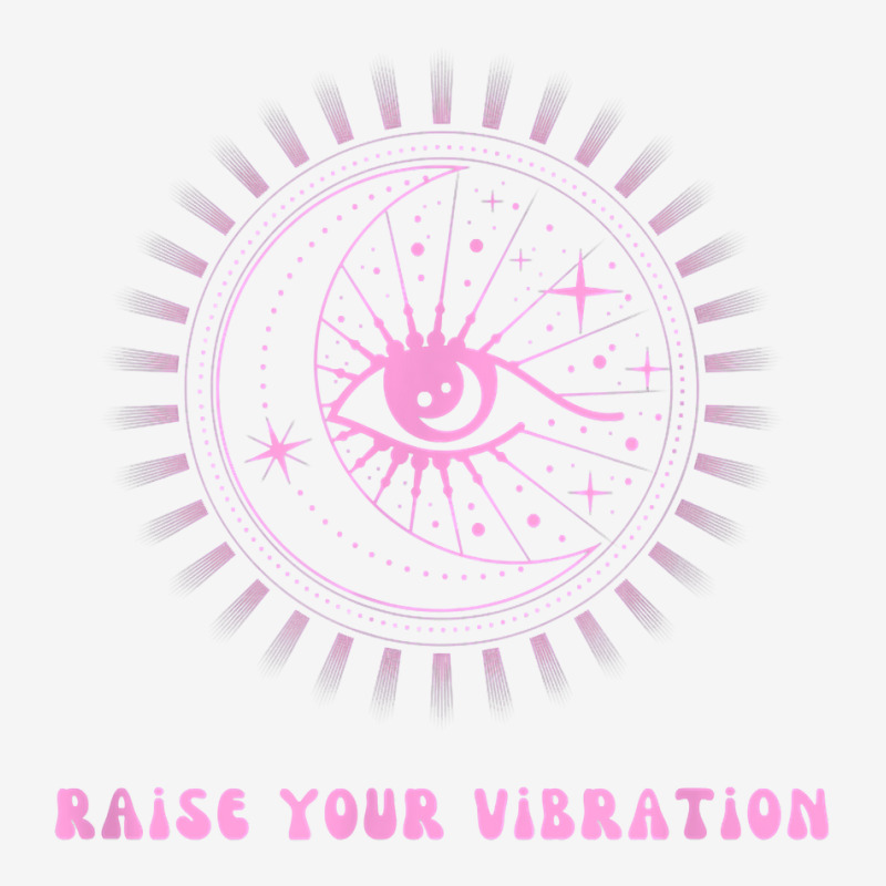 Raise Your Vibration Pink Manifestation Moon And Eye New Age T Shirt Baby Bibs by cm-arts | Artistshot