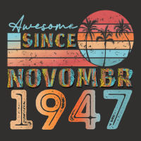 Vintage November 1947 92 Years Old 75th Birthday Men Women T Shirt Champion Hoodie | Artistshot