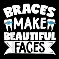 Braces Make Beautiful Faces Orthodontist Dentist Dental Zipper Hoodie | Artistshot