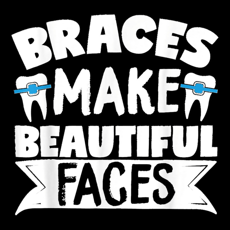 Braces Make Beautiful Faces Orthodontist Dentist Dental Lightweight Hoodie | Artistshot