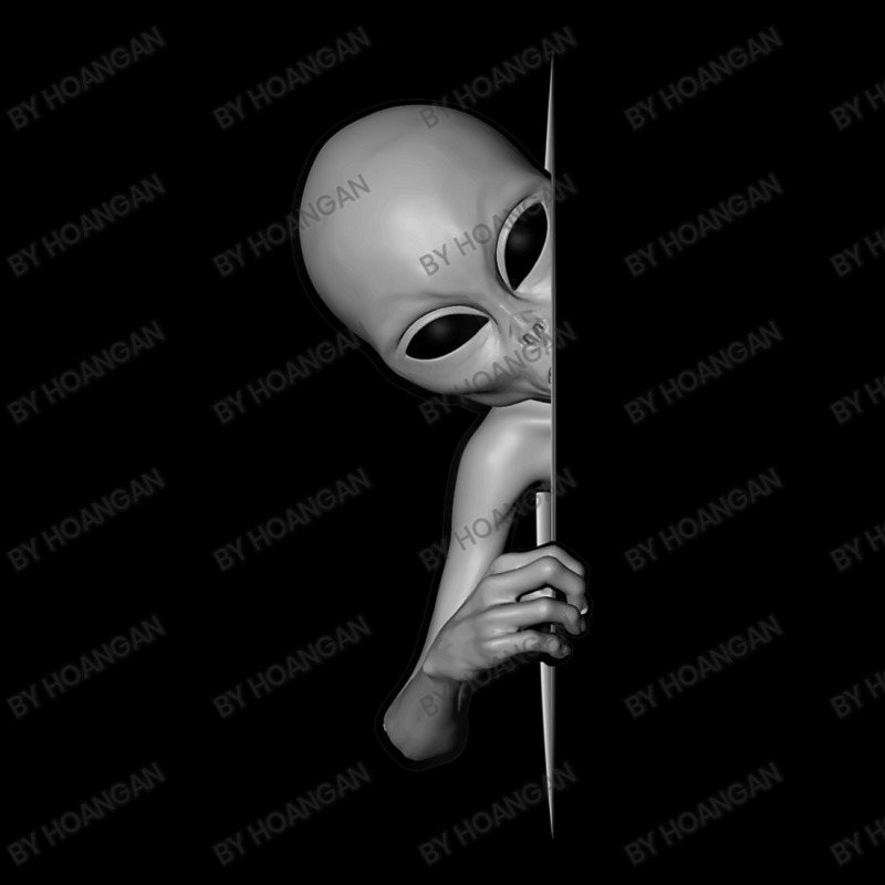 Grey Alien Peeking Zeta Reticuli Ufonaut Ufo Abduction Fleece Short | Artistshot