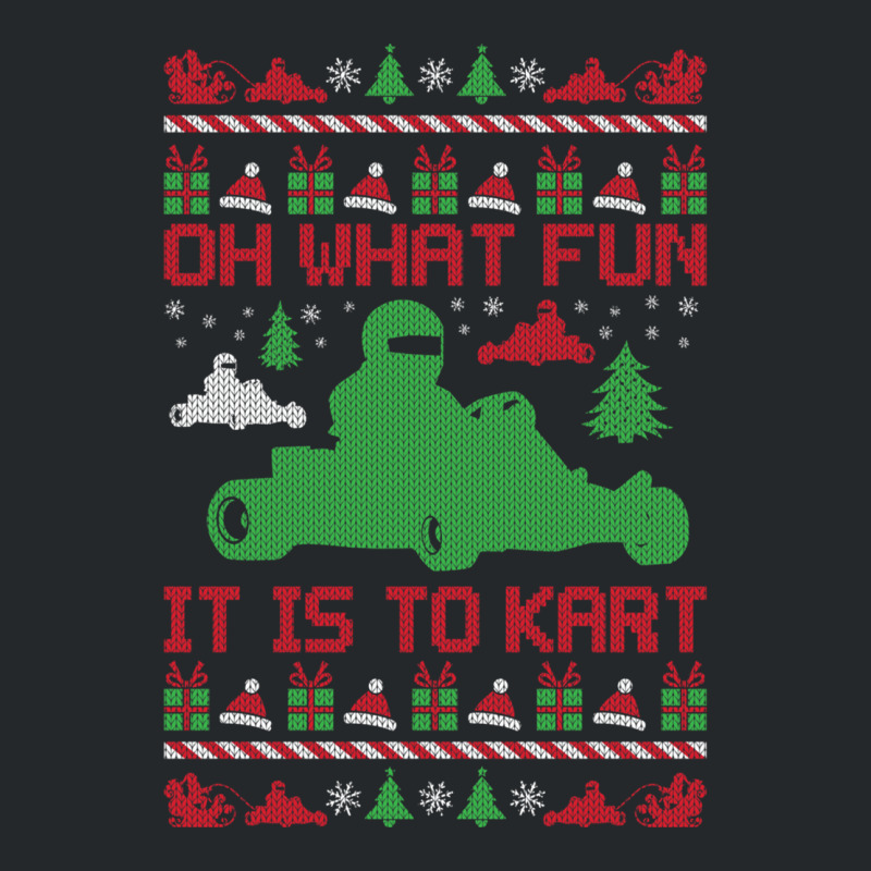 Go Kart Ugly Christmas Crewneck Sweatshirt | Artistshot