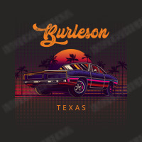 Burleson Texas Retro Vintage 80s 90s Muscle Cars Retrowave Aesthetic Ladies Fitted T-shirt | Artistshot