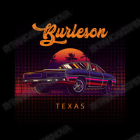 Burleson Texas Retro Vintage 80s 90s Muscle Cars Retrowave Aesthetic Men's Long Sleeve Pajama Set | Artistshot