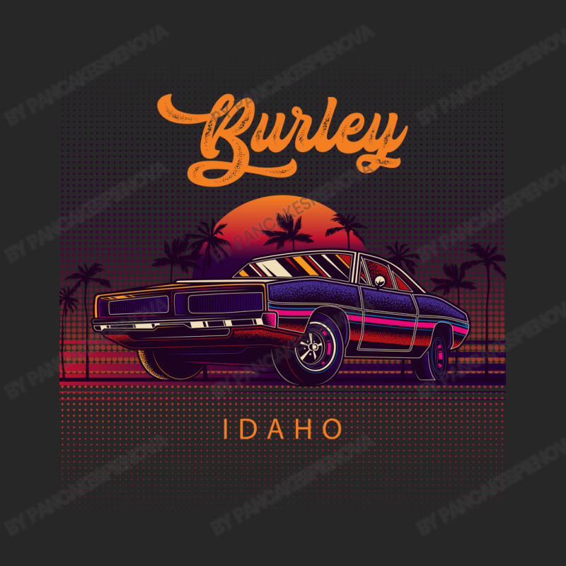 Burley Idaho Retro Vintage 80s 90s Muscle Cars Retrowave Aesthetic Women's Pajamas Set by pancakespienova | Artistshot