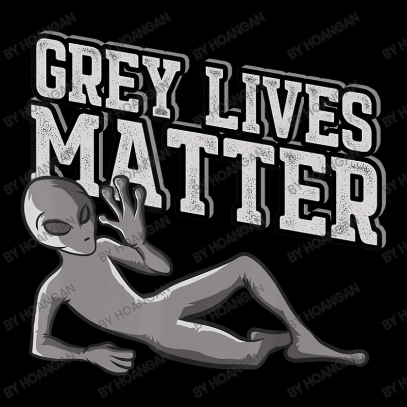 Grey Lives Matter Creepy Ufo Space Alien Pocket T-shirt | Artistshot