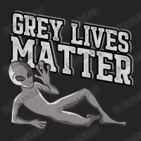 Grey Lives Matter Creepy Ufo Space Alien 3/4 Sleeve Shirt | Artistshot