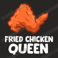 Chicken Cock Fried Chicken Queen Funny Chicken Wing 101 Hen Chick Ladies Fitted T-shirt | Artistshot