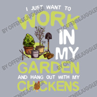 Chicken Cock I Just Want To Work In My Garden And Hang Out Chicken Quo Tank Dress | Artistshot