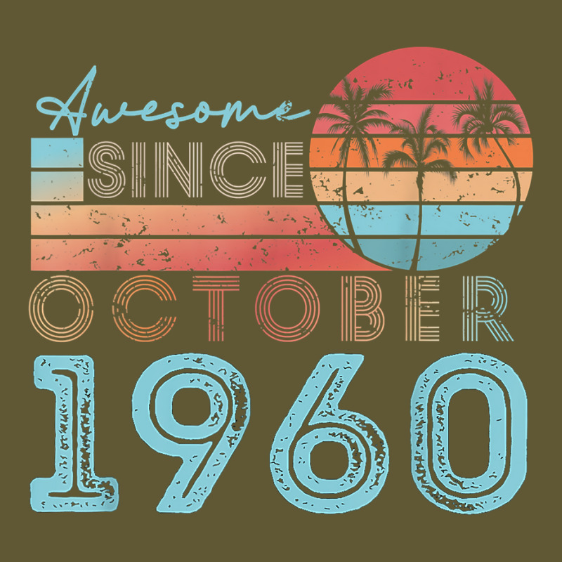 Vintage October 1960 92 Years Old 62th Birthday Men Women T Shirt Vintage Short | Artistshot