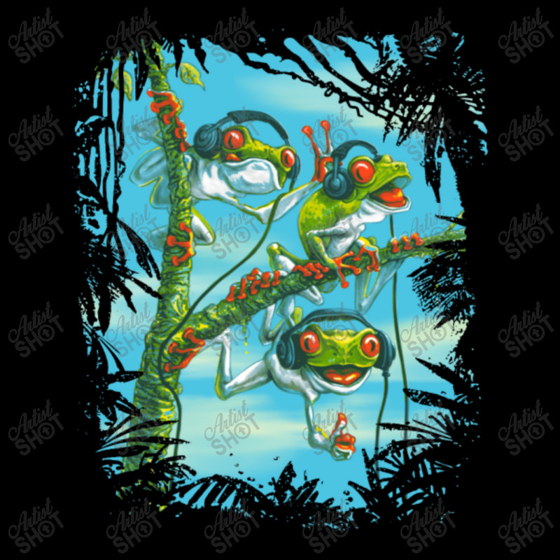 Tree Frog Trio Chillin' Men's 3/4 Sleeve Pajama Set | Artistshot