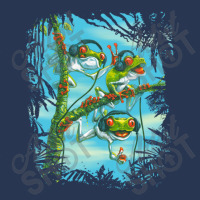 Tree Frog Trio Chillin' Men Denim Jacket | Artistshot