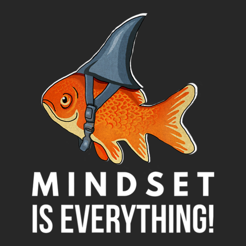 Mindset Motivational Quote Cute Goldfish Shark Fish Men's T-shirt Pajama Set by cm-arts | Artistshot