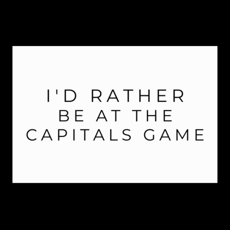 I'd Rather Be At The Capitals Game Men's 3/4 Sleeve Pajama Set by cm-arts | Artistshot