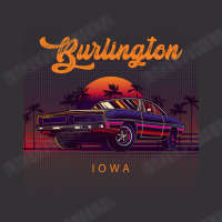 Burlington Iowa Retro Vintage 80s 90s Muscle Cars Retrowave Aesthetic Vintage Hoodie | Artistshot