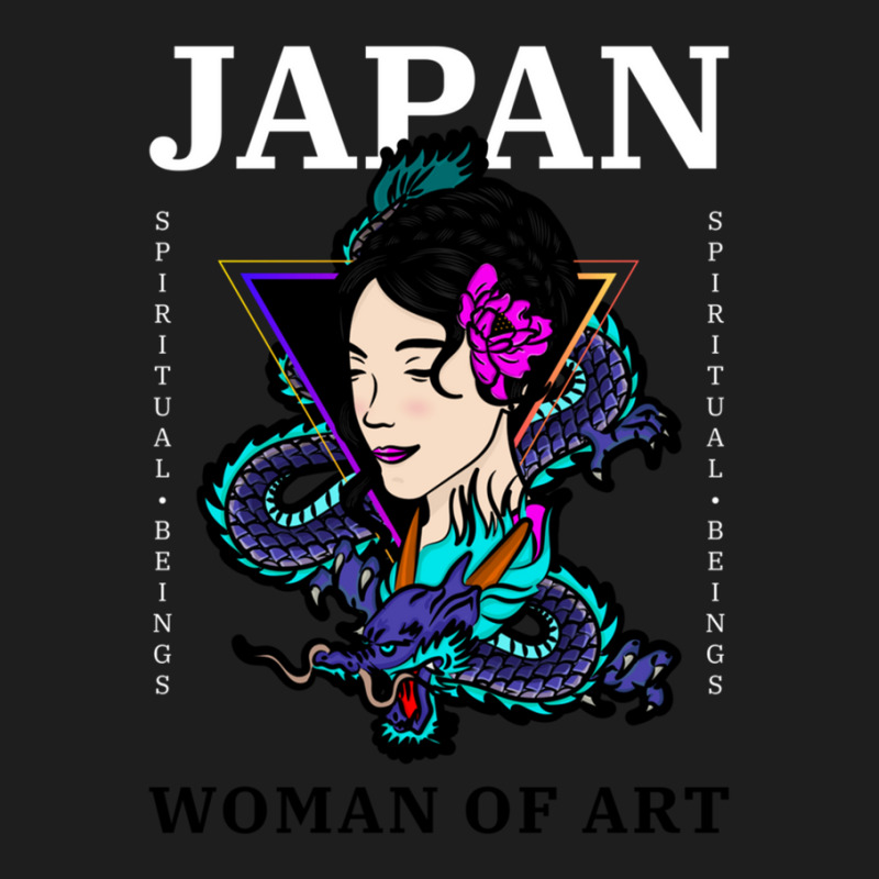 Japan - Woman Of Art Classic T-shirt by KevinFernandez | Artistshot