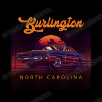 Burlington North Carolina Retro Vintage 80s 90s Muscle Cars Retrowave Adjustable Cap | Artistshot