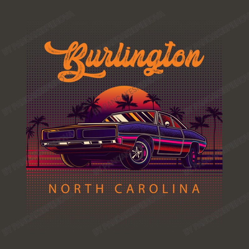 Burlington North Carolina Retro Vintage 80s 90s Muscle Cars Retrowave Bucket Hat | Artistshot