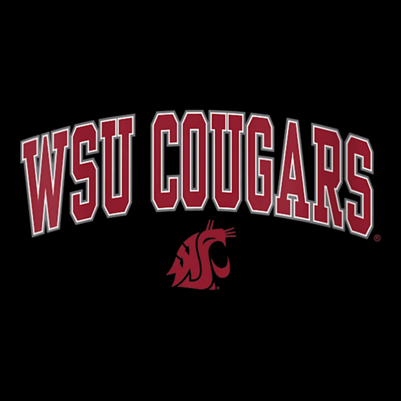 Womens Washington State Cougars Womens Arch Over Heather Gray V Neck T Kids Cap by cm-arts | Artistshot