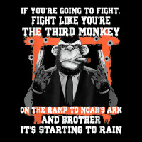 If You're Going To Fight Fight Like You're The Third Monkey T Shirt Maternity Scoop Neck T-shirt | Artistshot