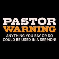 Pastor Warning Anything You Say Be Used In Sermon Gift Cropped Sweater | Artistshot