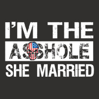 I'm The Asshole She Married Pullover Hoodie Champion Hoodie | Artistshot