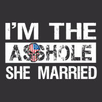 I'm The Asshole She Married Pullover Hoodie Vintage Hoodie And Short Set | Artistshot