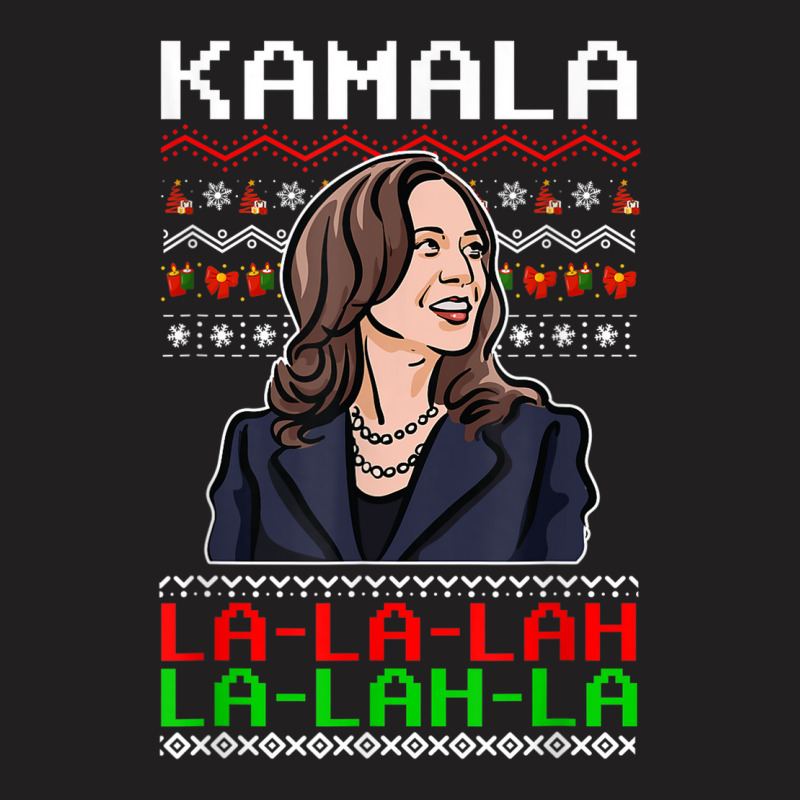 Santa Kamala Ugly Christmas Sweater Meme Kamalalala T-shirt | Artistshot