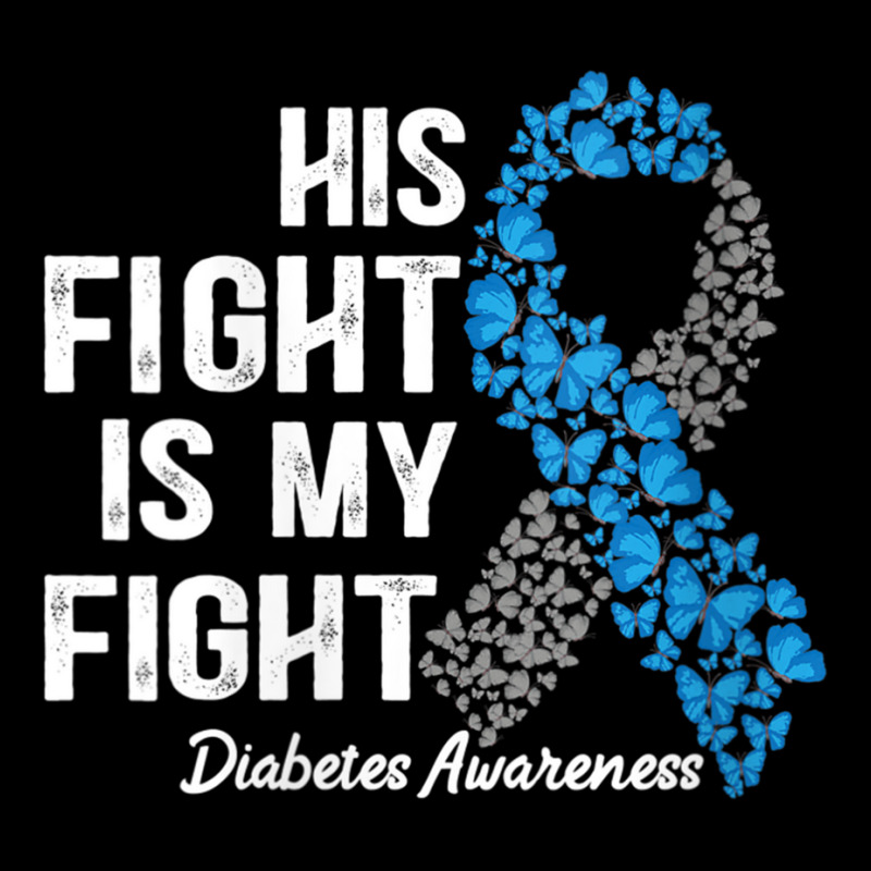 Womens T1d Apparel His Fight Is My Fight Type 1 Diabetes Awareness V N Maternity Scoop Neck T-shirt by cm-arts | Artistshot