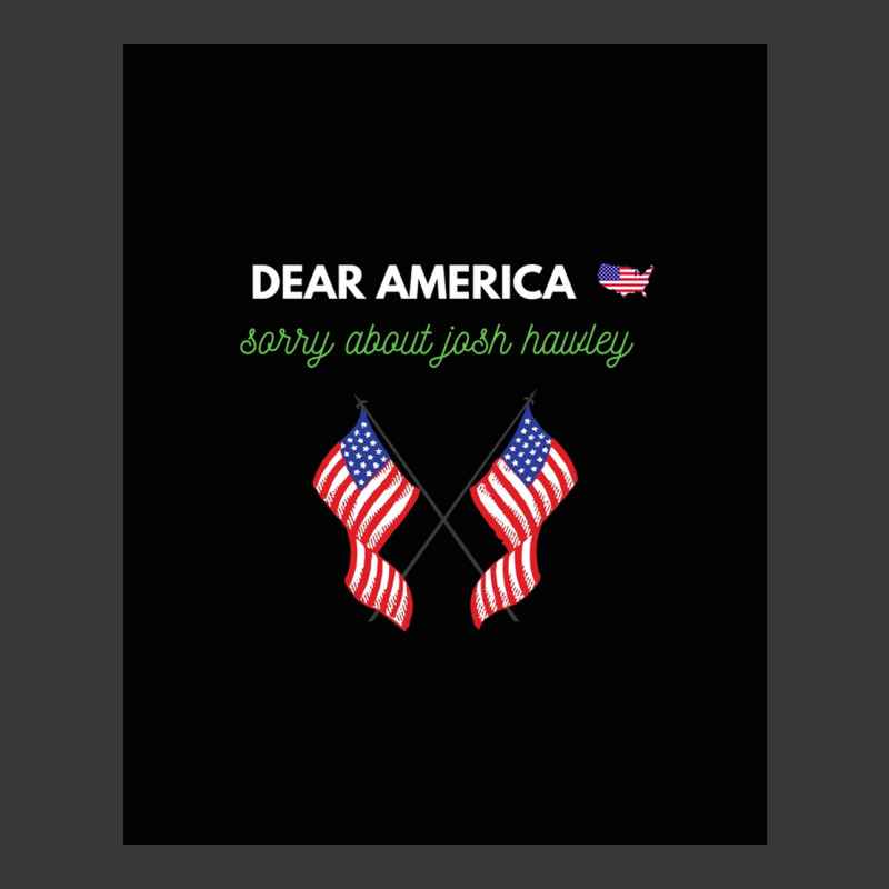 Dear America Sorry About Josh Hawley Dead Graphic Ladies Curvy T-Shirt by cm-arts | Artistshot