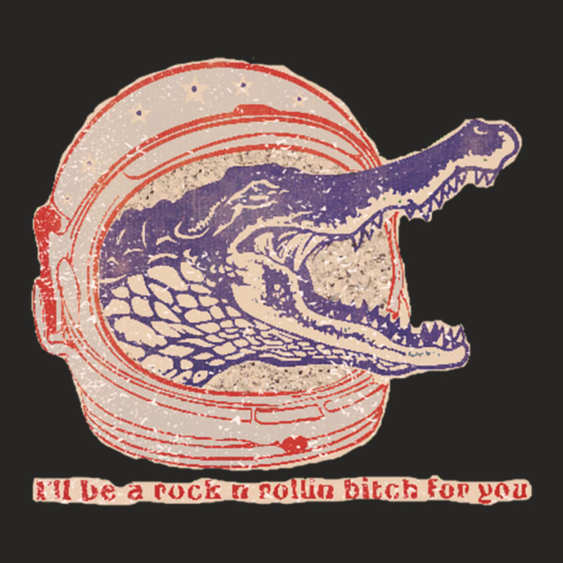 Alligator Space Invader Ladies Fitted T-Shirt by cm-arts | Artistshot