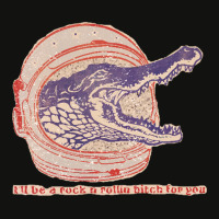 Alligator Space Invader Scorecard Crop Tee | Artistshot