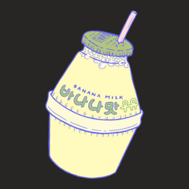 Banana Milk Ladies Fitted T-Shirt by PamelaKinney | Artistshot