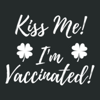 Kiss Me I'm Vaccinated Women's Triblend Scoop T-shirt | Artistshot