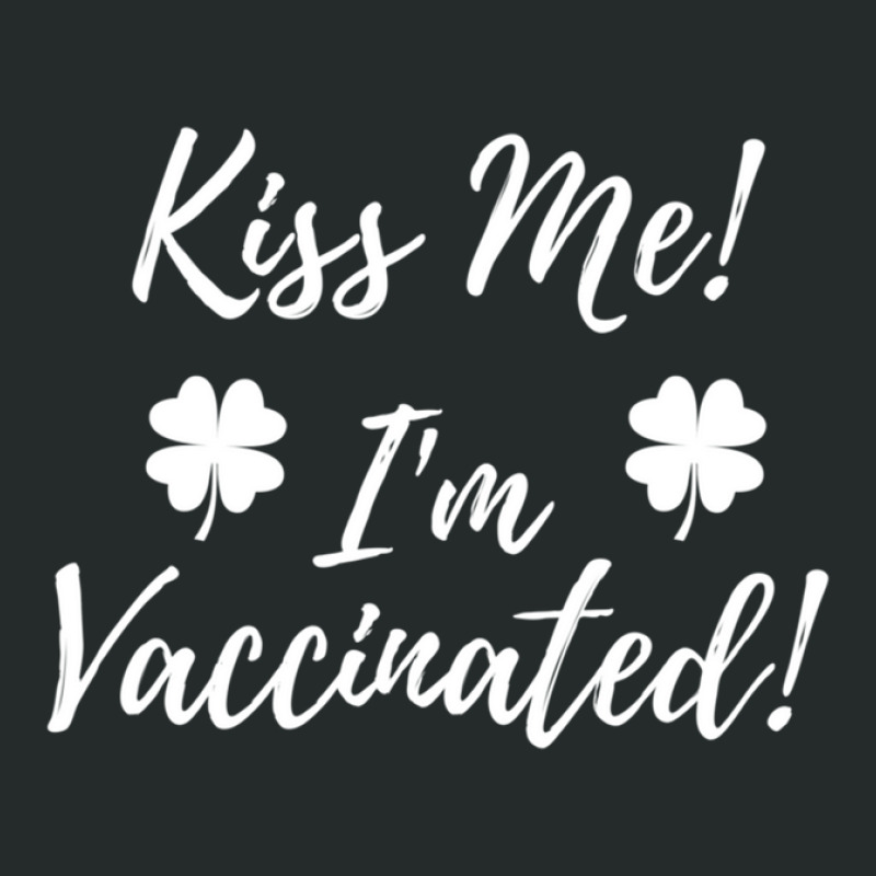 Kiss Me I'm Vaccinated Women's Triblend Scoop T-shirt by CrystalDeaton | Artistshot